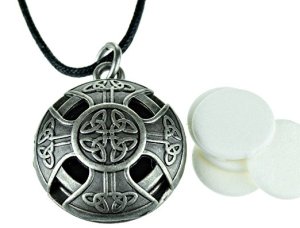 pewter-celtic-cross-diffuser-necklace